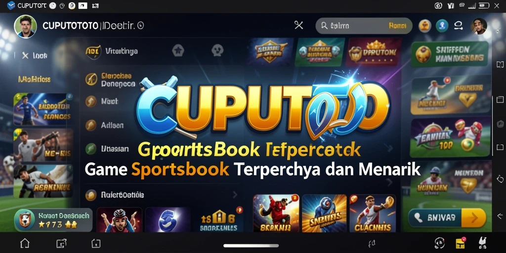 Tampilan utama <strong>CUPUTOTO</strong> menampilkan antarmuka yang intuitif untuk taruhan olahraga.
