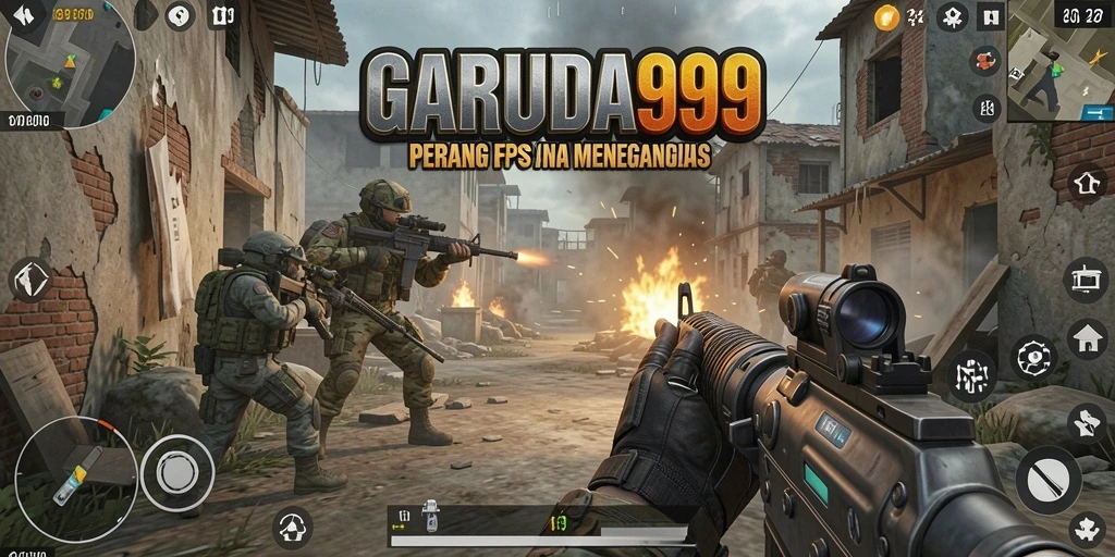 Gameplay menegangkan di GARUDA999 dengan aksi tembak-tembakan.