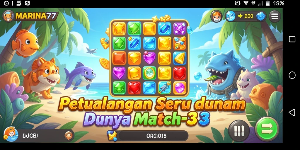 Gameplay menarik dalam MARINA77 dengan grafik colorful.