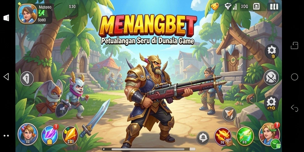 Tampilan gameplay <strong>MENANGBET</strong> menunjukkan petualangan yang mendebarkan dan penuh aksi.