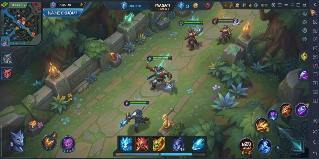Gameplay seru dengan karakter unik di NAGA11.