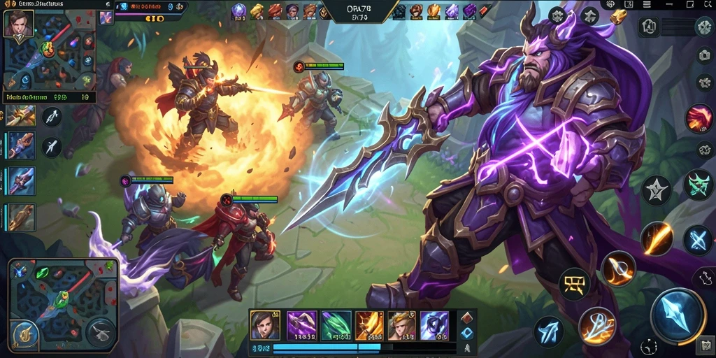 Screenshot dari permainan <strong>ORA78</strong> menampilkan aksi penuh strategis.