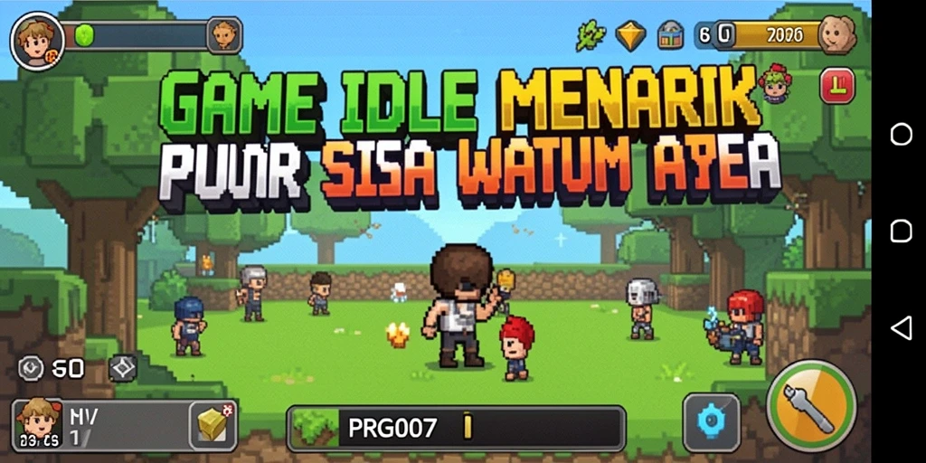 Tampilan gameplay PRG007 yang memukau dan interaktif.
