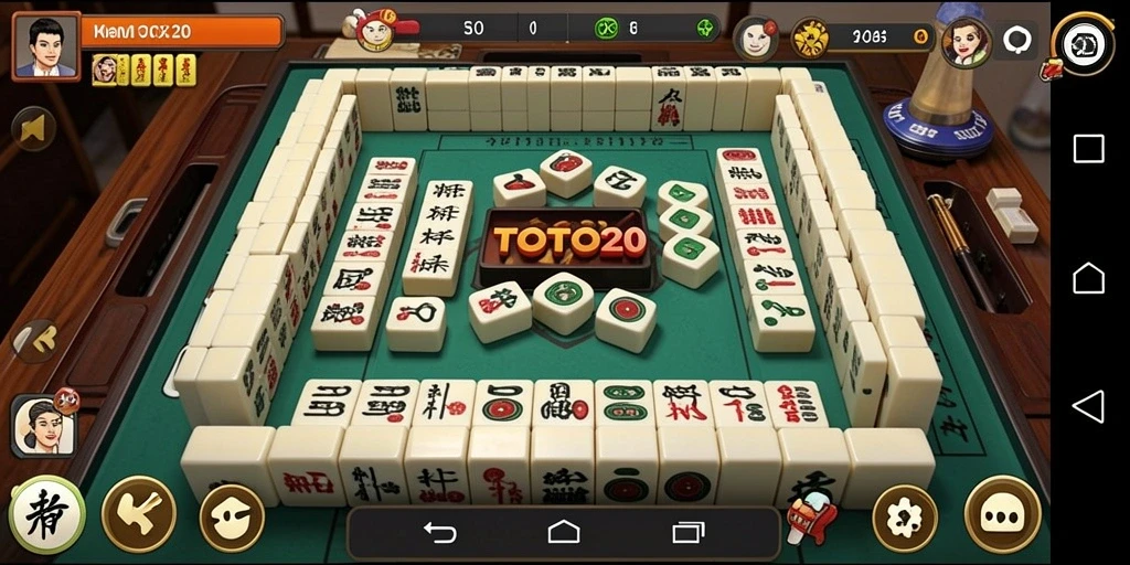 Screenshot TOTO20 menampilkan gameplay Mahjong yang seru dan menantang.